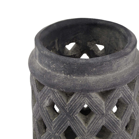 Shades 4 Seasons Amalfi Grey Large Lattice Lantern Shades 4 Seasons