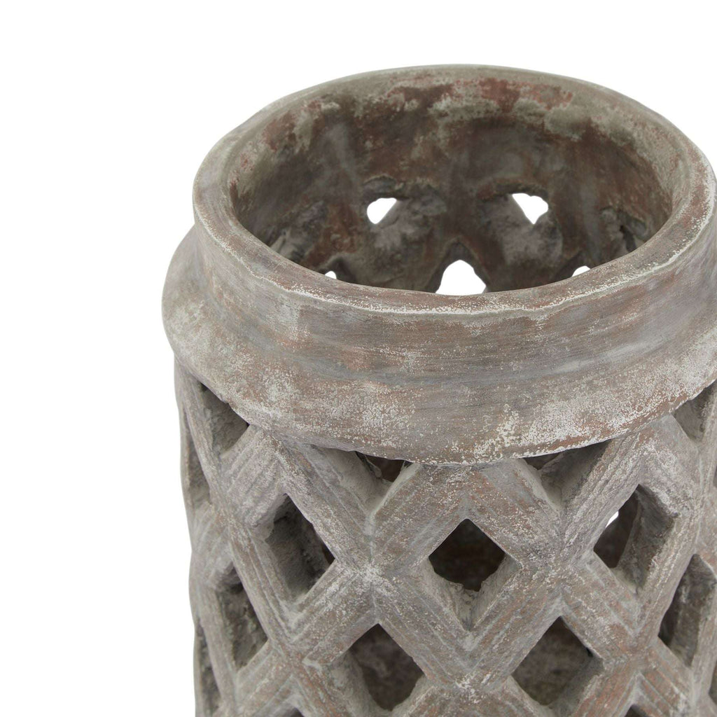Shades 4 Seasons Siena Brown Large Lattice Lantern Shades 4 Seasons