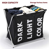 Vinsani X-Shape 3 Section Laundry Sorter Vinsani