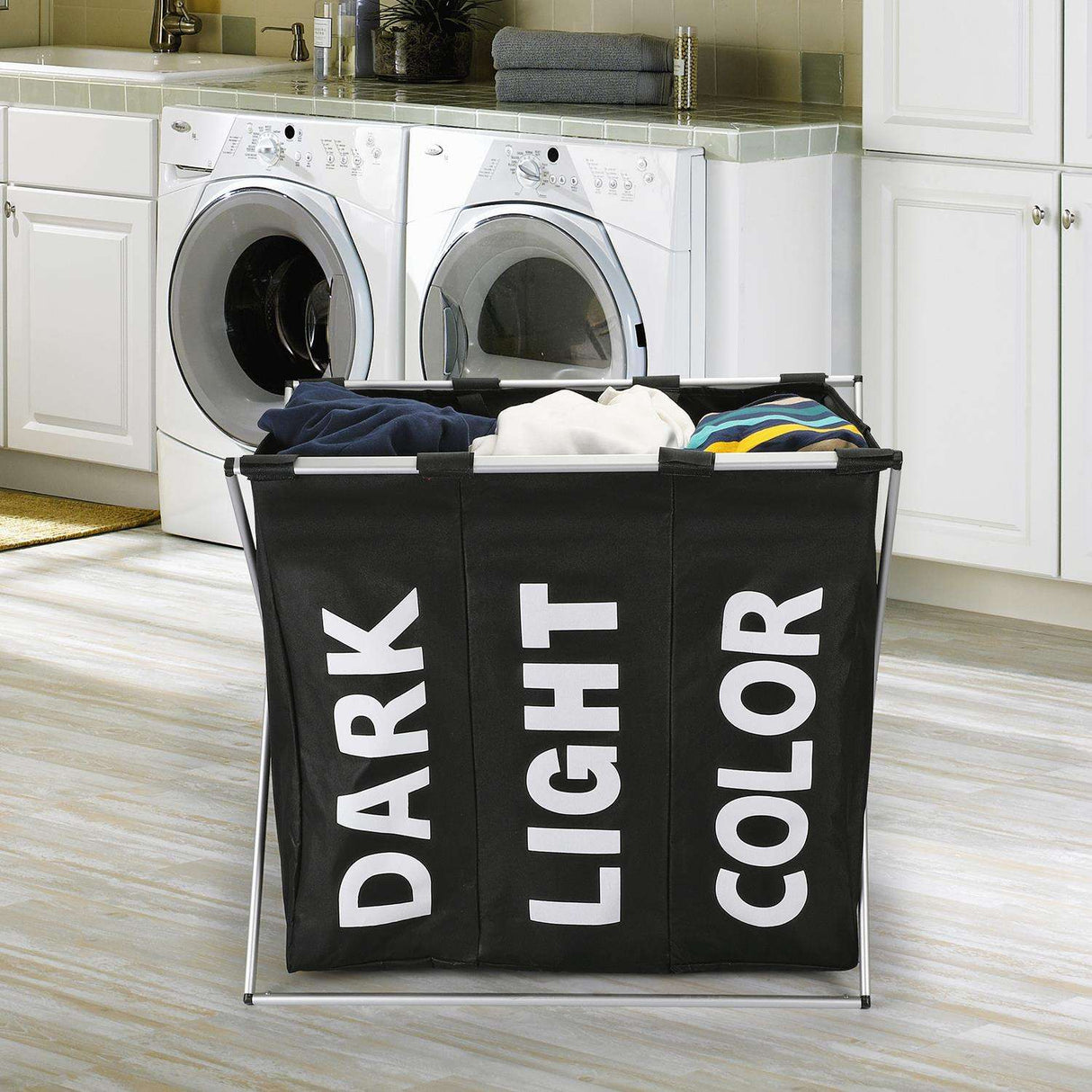 Vinsani X-Shape 3 Section Laundry Sorter Vinsani