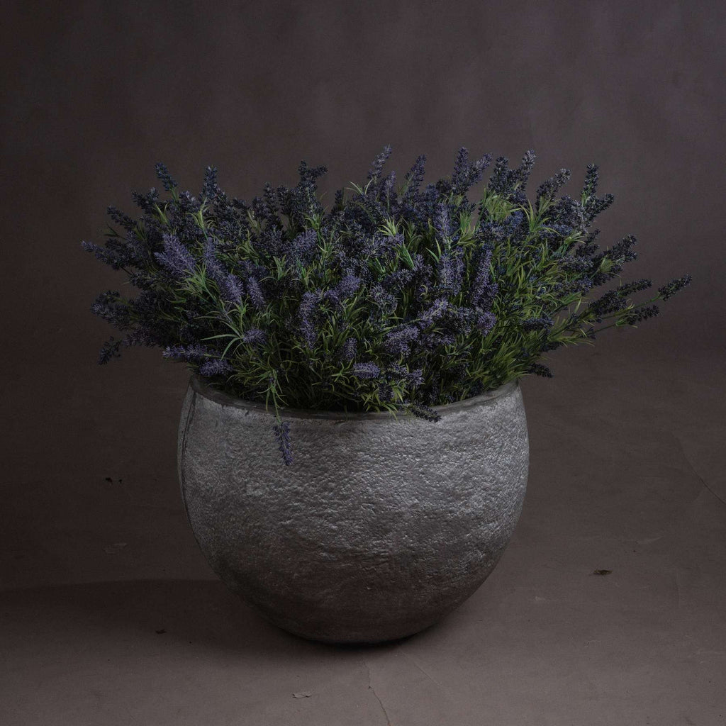 Shades 4 Seasons Artificial Lavender Bush Single Stem BLUE PLASTIC Shades 4 Seasons