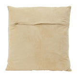 Bosie Safira Botanical Hair on Leather Cushion Orsina