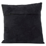 Bosie Safira Black And Grey Hair on Leather Cushion Orsina