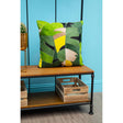 Bosie Safira Botanical Hair on Leather Cushion Orsina