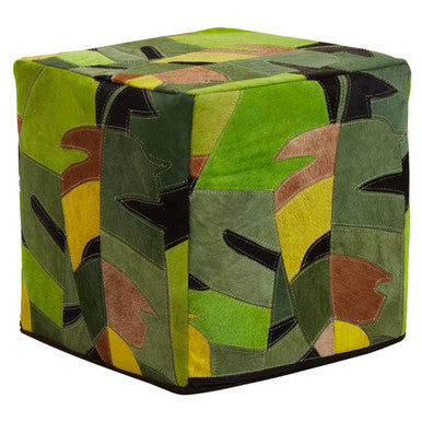 Orsina Leather Pouffe - Stylish Home Accessory Orsina