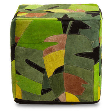 Orsina Leather Pouffe - Stylish Home Accessory Orsina