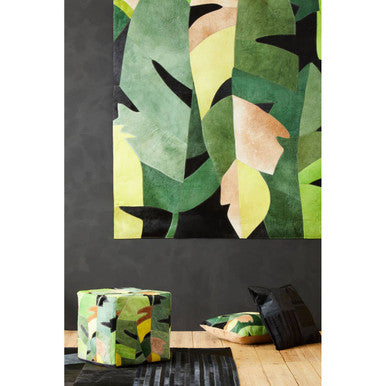 Orsina Leather Pouffe - Stylish Home Accessory Orsina