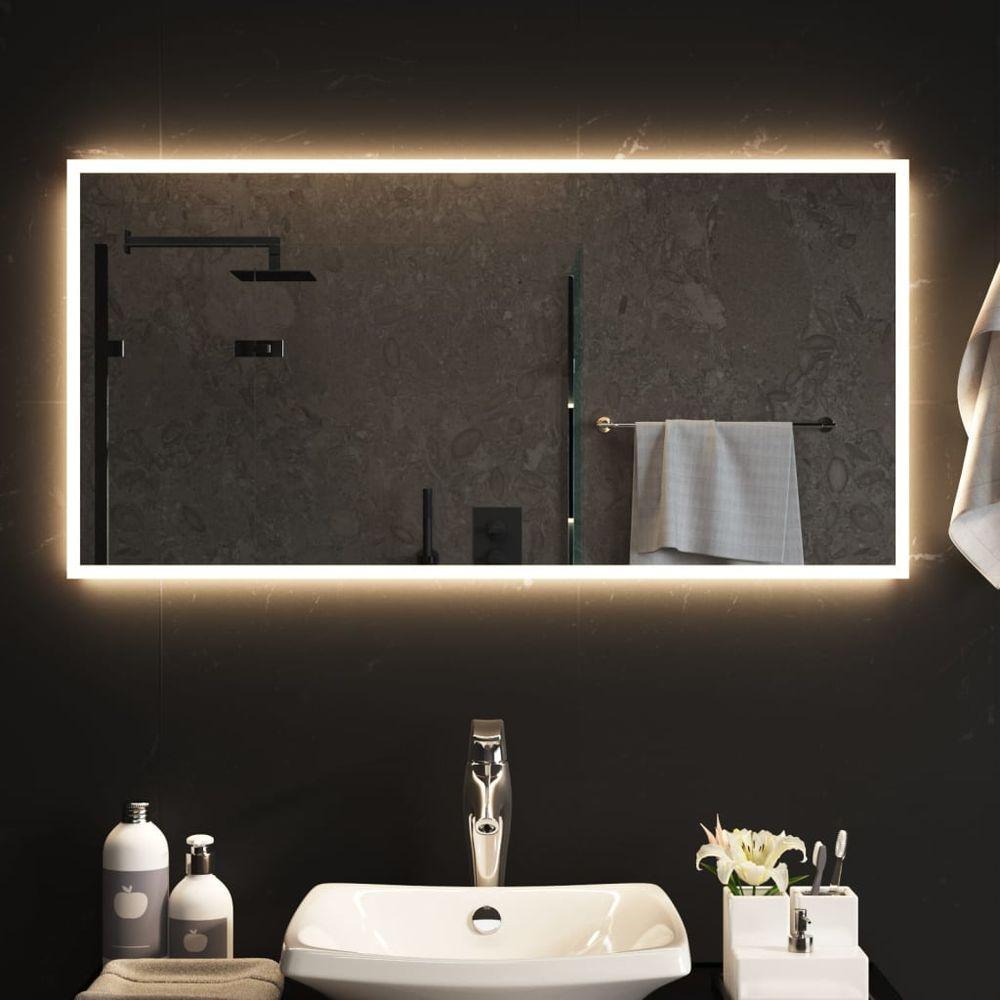 LED Bathroom Mirror 100x50 cm vidaXL