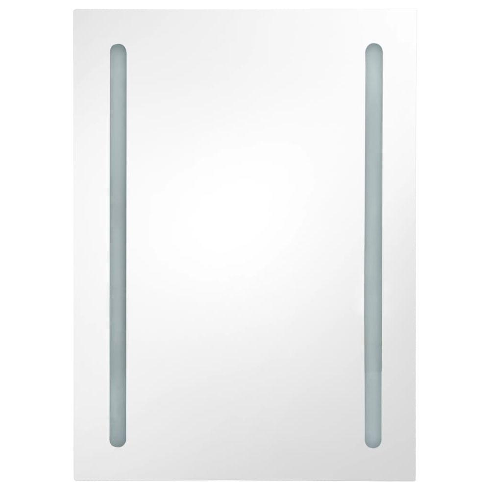 LED Bathroom Mirror Cabinet 50x13x70 cm to 89 x 14 x 62 cm vidaXL