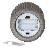 Shades 4 Seasons LED Candle with a textured grey exterior and easy battery compartment