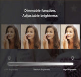 Hollywood Mirrors with LED Mirror featuring dimmable function and adjustable brightness settings