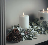 Luxe Collection Natural Glow 3x6 LED White Candle Shades 4 Seasons