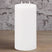 Luxe Collection Natural Glow 6x12 LED White Candle WHITE PLASTIC Shades 4 Seasons