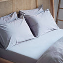 Cotton Collective Soft White Pillowcases Light Grey Cotton Collective