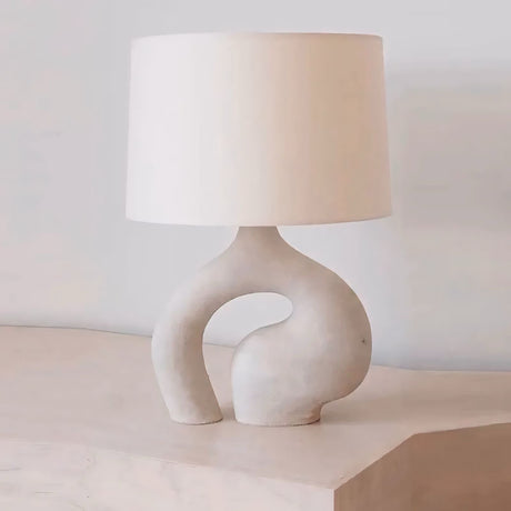 Nisu Home Unique Light Pendant Lamp with Abstract Design and White Shade for Modern Interiors