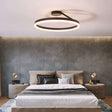 Modern Nisu Home Light Pendant with sleek design illuminating a stylish bedroom interior