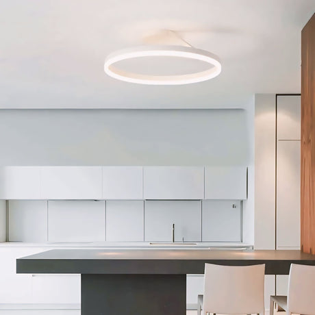 Nisu Home Modern Light Pendant in a sleek kitchen setting with minimalist design