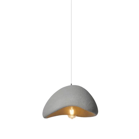 Stylish Nisu Home Light Pendant in grey with a gold interior for modern home decor