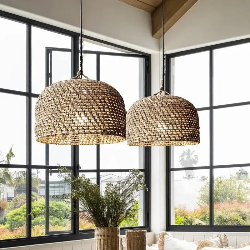 Nisu Home Decorative Light Pendant in Woven Design for Stylish Interiors