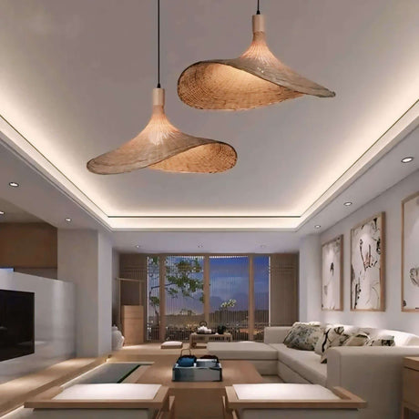 Nisu Home Light Pendant in Woven Design, Perfect for Modern Living Spaces