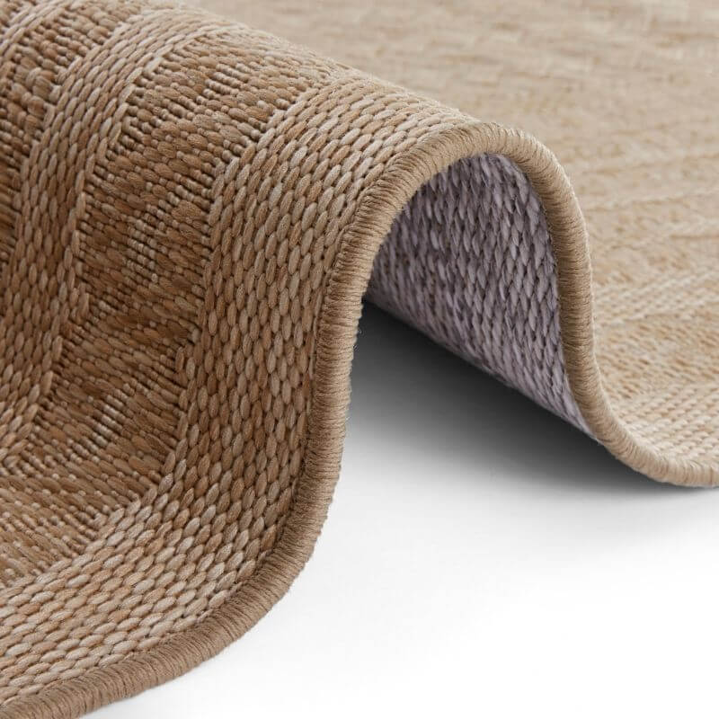 Limonero Rug with a textured design in neutral tones, perfect for modern living spaces