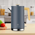 Stylish Electric Kettle by London Boutique Lifestyle with wooden handle and sleek design for modern kitchens