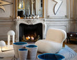 Stylish Nisu Home Lounge Chair with soft texture, set in an elegant living room with modern decor