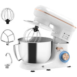 Wise Galleria Stand Mixer with stainless steel bowl and multiple attachments for easy baking and cooking
