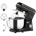 HOMCOM Electric Stand Mixer, 4.5L Food Mixer with Dough Hook, Whisk Black HOMCOM