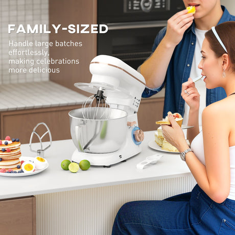 Wise Galleria Family-Sized Stand Mixer for effortless batch preparation and delicious creations