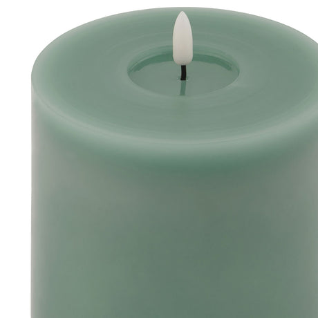 Luxe Collection Melt Effect 5x5 Sage LED Wax Candle Shades 4 Seasons