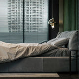 Elegant Nisu Home Luxury Bed with plush bedding and modern design in a stylish bedroom setting