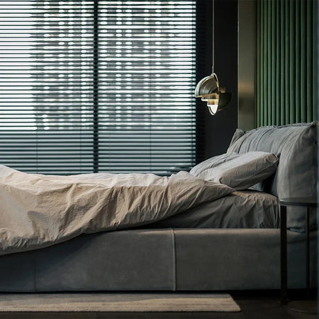 Elegant Nisu Home Luxury Bed with plush bedding and modern design in a stylish bedroom setting