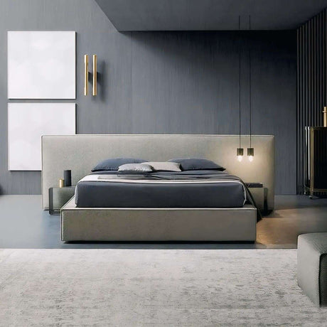 Modern Nisu Home Luxury Bed with Soft Upholstery and Elegant Design for a Stylish Bedroom