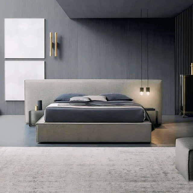Modern Nisu Home Luxury Bed with Soft Upholstery and Elegant Design for a Stylish Bedroom