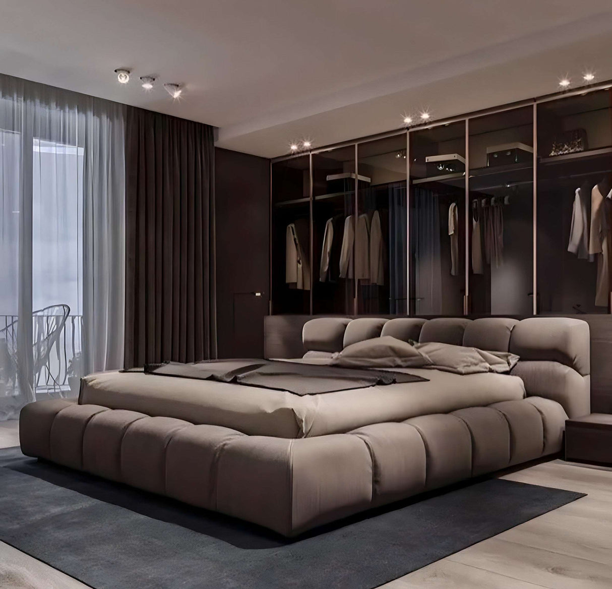 Stylish Nisu Home Luxury Bed with soft upholstery and modern design for elegant bedrooms