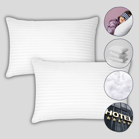 OLIVIA ROCCO Luxury Pillows in a set of two for a comfortable sleep experience