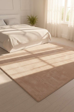 Soft pink Luxury Rug with a smooth texture, ideal for contemporary home decor