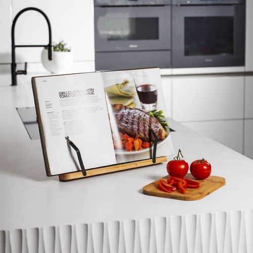 Maison & White Bamboo Recipe Book Stand with Holder Maison & White