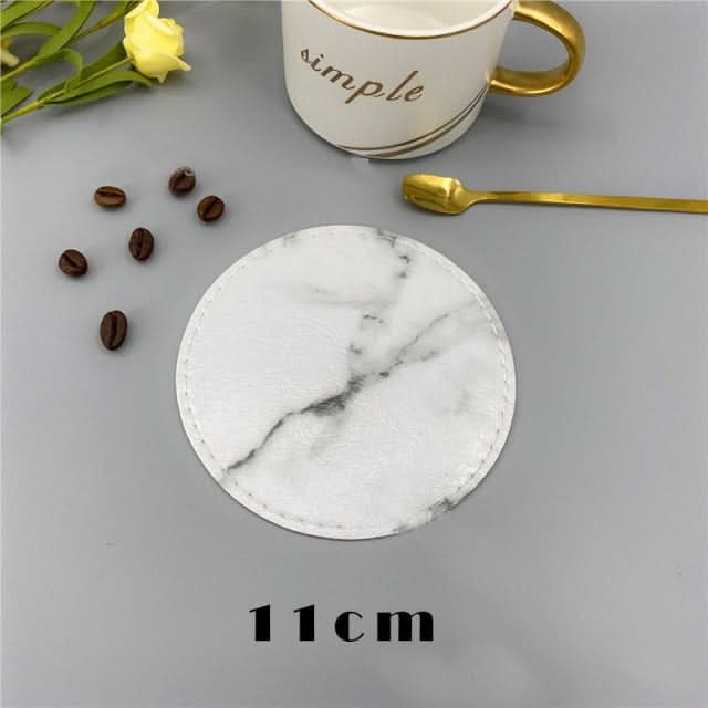 Round Marble Effect Placemats from Kitchen Essentials for stylish dinnerware settings