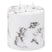 Luxe Collection Natural Glow 6x6 Marble Effect LED Candle WHITE PLASTIC Shades 4 Seasons
