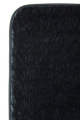 Luxurious Orsina Mat Set in Soft Black Fabric for Bathroom Comfort