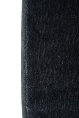 Orsina Plush Black Mat Set for Bathroom with Soft Texture and Durable Edging