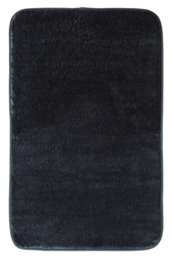 Orsina Soft Black Bath Mat Set for Stylish and Comfortable Bathroom Decor
