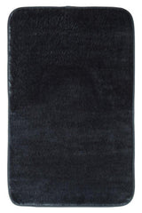 Orsina Soft Black Bath Mat Set for Stylish and Comfortable Bathroom Decor