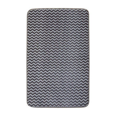 Orsina Mat Set in a stylish zigzag design, perfect for enhancing bathroom decor and comfort