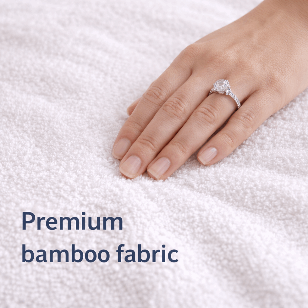 Premium bamboo fabric Mattress Protector by SHEET STORY for enhanced comfort and protection