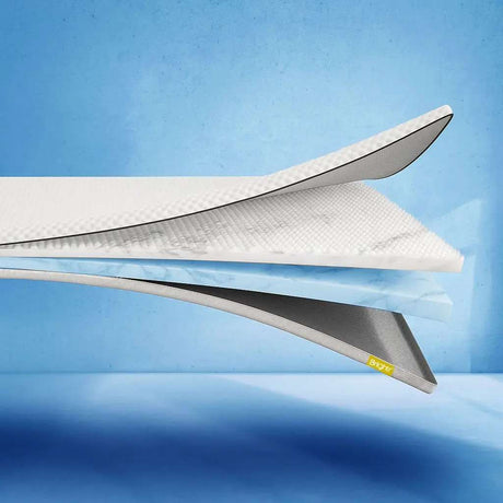 Brightr Sleep Mattress Topper with multi-layer design for enhanced comfort and support