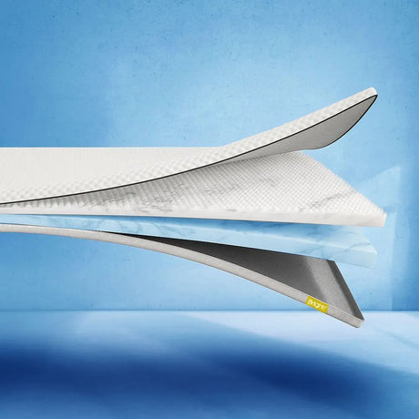 Brightr Sleep Mattress Topper with multi-layer design for enhanced comfort and support