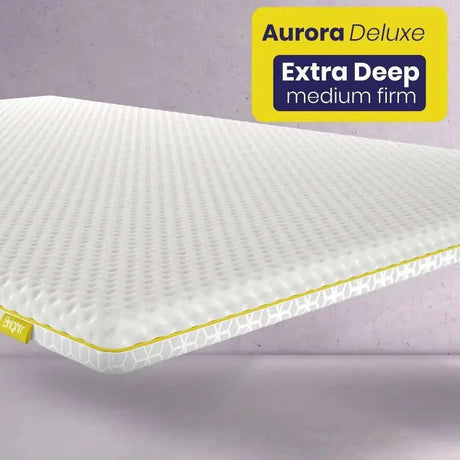 Brightr Sleep Aurora Deluxe Extra Deep Medium Firm Mattress Topper for Enhanced Comfort